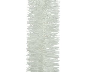 Lametta guirlande glans winterwit