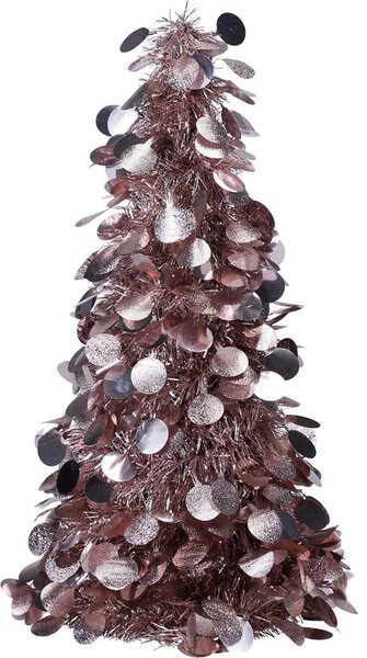 Lametta kerstboom 46 cm roze