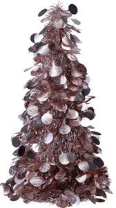 Lametta kerstboom 46 cm roze