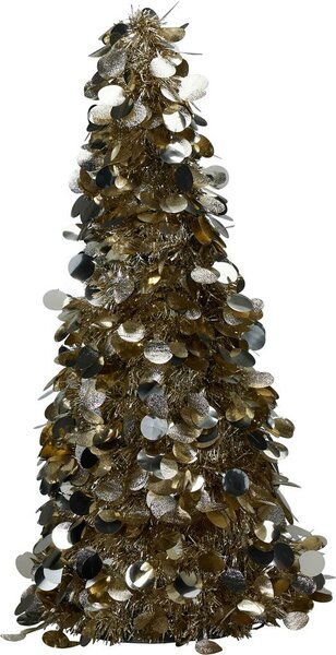 Lametta kerstboom 60 cm champagne