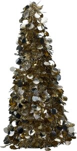 Lametta kerstboom 60 cm champagne