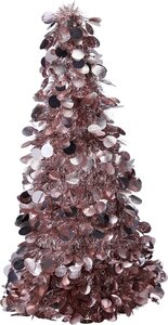 Lametta kerstboom 60 cm roze
