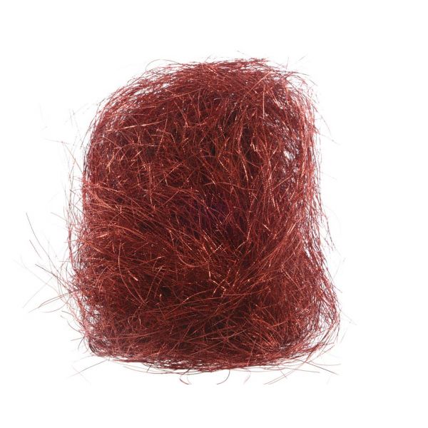 Lamettahaar gestanst kerstrood 20 gram