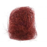 Lamettahaar gestanst kerstrood 20 gram