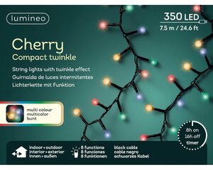 Led cherry lights compact 750 lamps multi colour - afbeelding 2