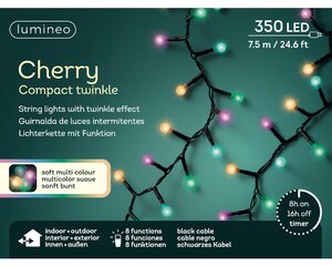 Led cherry lights compact 750 lamps soft multi colour - afbeelding 2