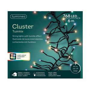 Led Clusterverlichting 768 lampjes multicolour - afbeelding 2