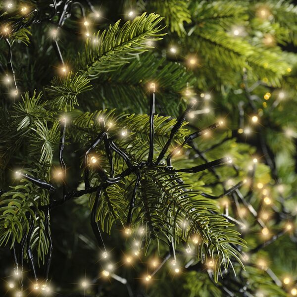 LED clusterverlichting warm wit / klassiek warm 768 lampjes - afbeelding 4