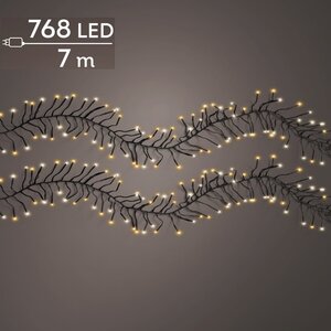 LED clusterverlichting warm wit / klassiek warm 768 lampjes