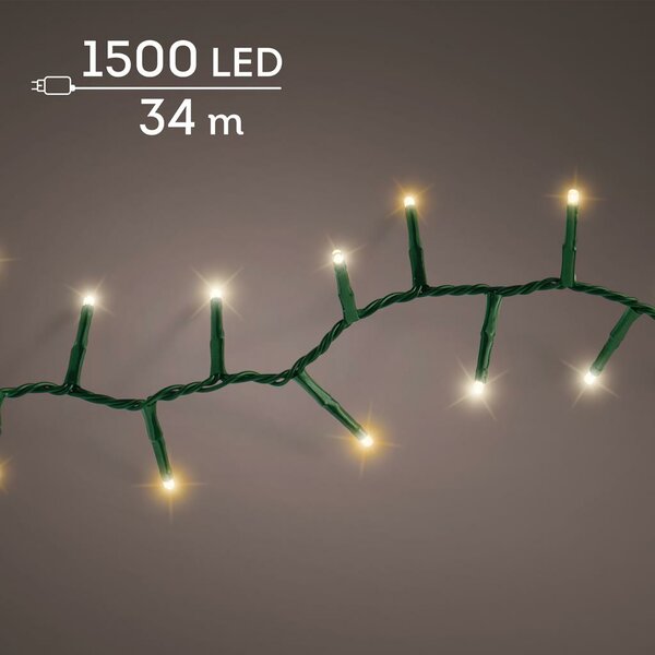 LED compact lights 1500 warm wit en klassiek warm lampjes - afbeelding 1