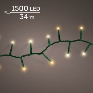 LED compact lights 1500 warm wit en klassiek warm lampjes - afbeelding 1