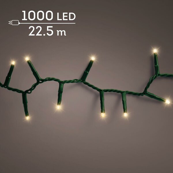 LED compact rice lights 1000 lamps soft gold - afbeelding 1