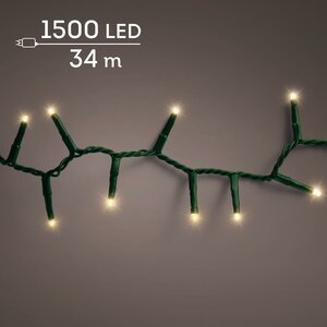 LED compact rice lights 1500 lamps soft gold