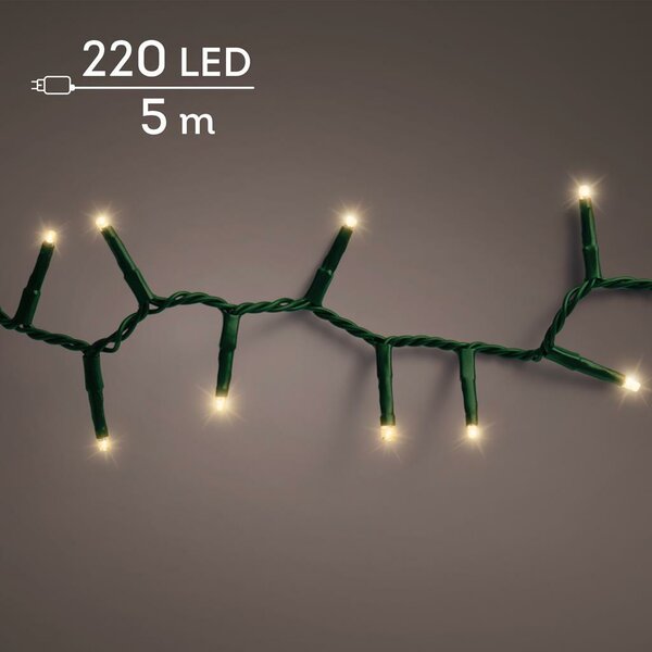 LED compact rice lights 220 lamps soft gold - afbeelding 1