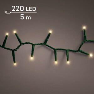 LED compact rice lights 220 lamps soft gold - afbeelding 1