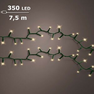 LED compact rice lights 350 lamps soft gold - afbeelding 1