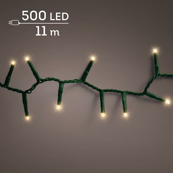 LED compact rice lights 500 lamps soft gold - afbeelding 1