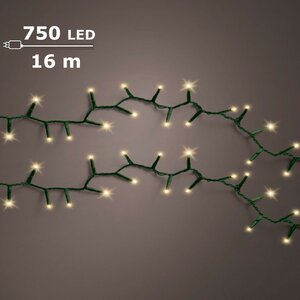 LED compact rice lights 750 lamps soft gold - afbeelding 1