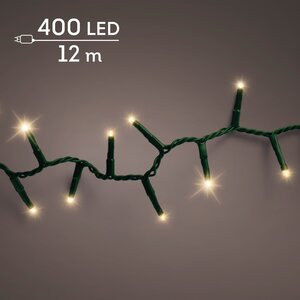 LED compact sparkle rice lights 400 lamps soft gold - afbeelding 1