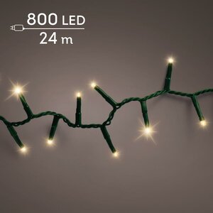 LED compact sparkle rice lights 800 lamps soft gold - afbeelding 1