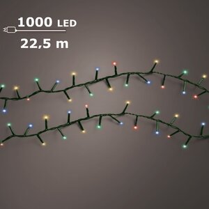 LED compact twinkel lights 1000 multicolour - afbeelding 1