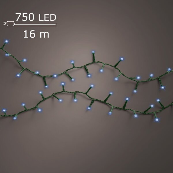 LED compact twinkel lights 750 blauw - afbeelding 1