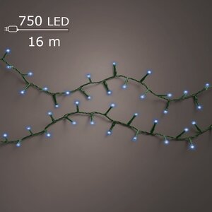 LED compact twinkel lights 750 blauw