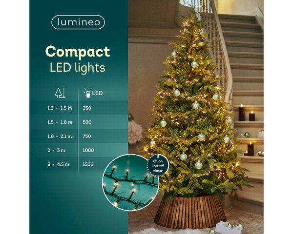 LED compact twinkel lights 750 klassiek multi colour lampjes - afbeelding 3