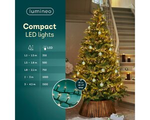 LED compact twinkel lights 750 klassiek multi colour lampjes - afbeelding 3