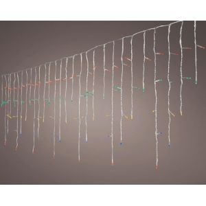 Led fonkel icicle verlichting 490 lampjes multi colour - afbeelding 1