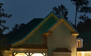 Led fonkel icicleverlichting 490 lampjes zwart - afbeelding 3