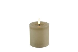 Led kaars Lyon D7,5 H 8 cm beige