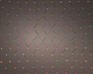 Led net dancing lights 288 lampjes 1x4m multi - afbeelding 2