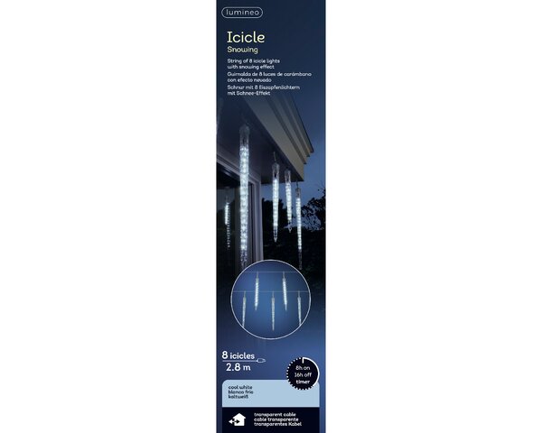 LED  pegelverlichting buiten 28cm 192 lampjes - afbeelding 2