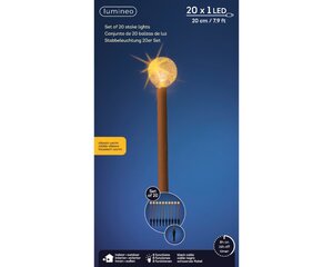 Led stake light 20 stuks klassiek warm - afbeelding 2