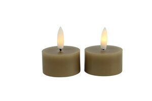 Led theelicht Lyon beige