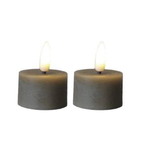 Led theelicht Lyon grijs