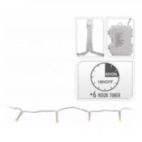 Led verlichting 24 lamps op batterije warm wit