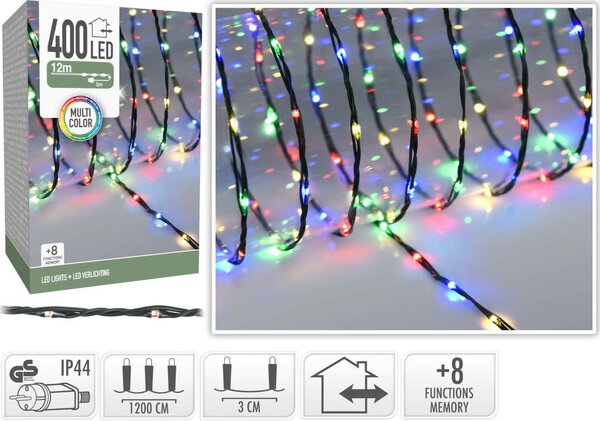 Led verlichting 24 lamps op batterijen multi colour