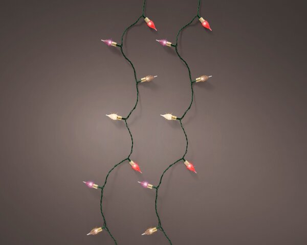 Led vintage lights peer 120 lamps multi colour - afbeelding 1