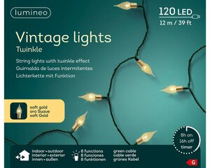 Led vintage lights peer 120 lamps soft gold - afbeelding 3