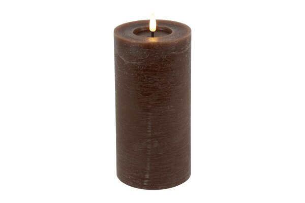 Ledkaars lyon D10H20 cm bruin