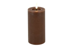 Ledkaars lyon D7,5H15 cm bruin