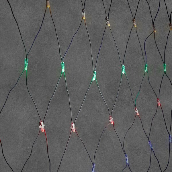 Luca connect 24 led net 2x2 meter 140 lamps multi colour
