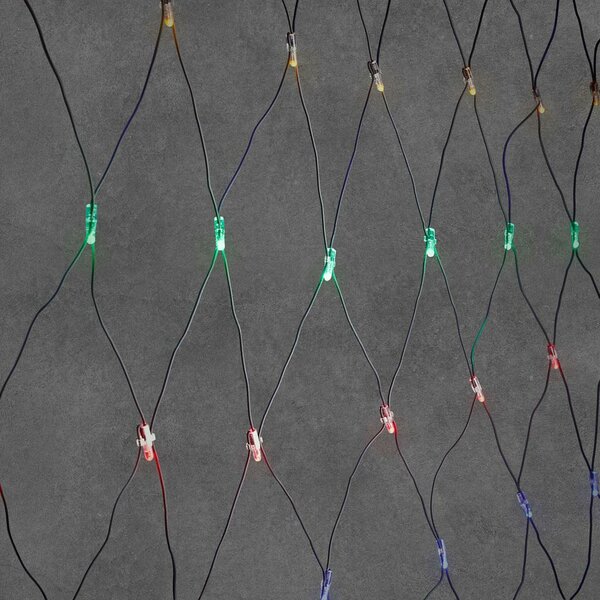 Luca connect 24 led net 3x3 meter 182 lamps multi colour