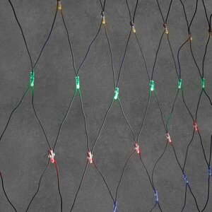 Luca connect 24 led net 3x3 meter 182 lamps multi colour