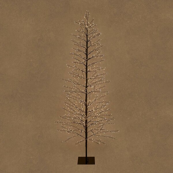 Luca verlichte boom 210 cm 1500 lamps zwart
