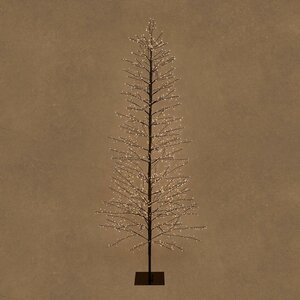 Luca verlichte boom 210 cm 1500 lamps zwart