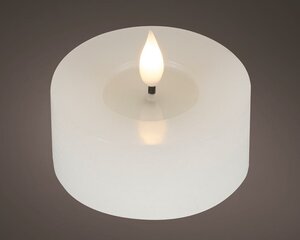 Lumineo Led theelicht 3d vlam wit
