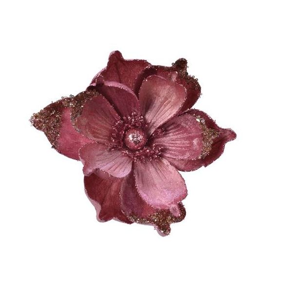 Magnolia op clip velvet pink 22 cm